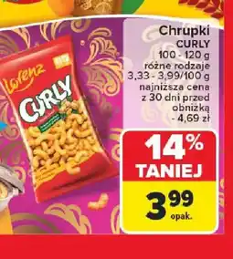 Carrefour Chrupki CURLY oferta
