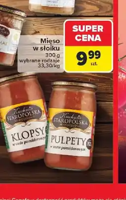 Carrefour Mięso w słoiku oferta
