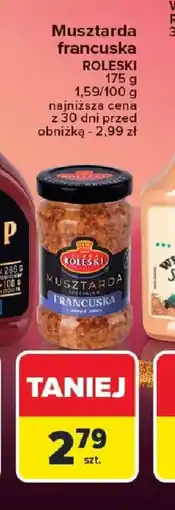 Carrefour Musztarda francuska oferta