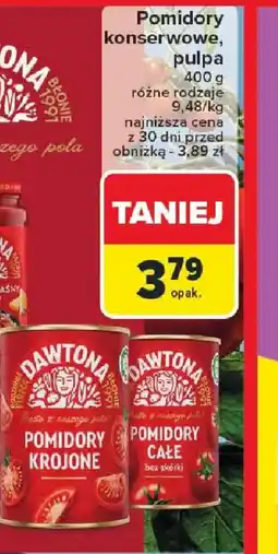 Carrefour Pomidory konserwowe oferta