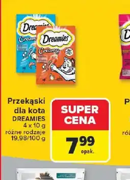 Carrefour Przekąski dla kota DREAMIES oferta