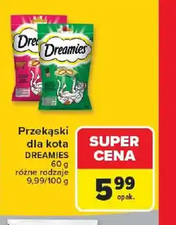Carrefour Przekąski dla kota Dreamies oferta