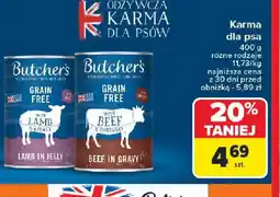 Carrefour Karma dla psa Butcher's oferta