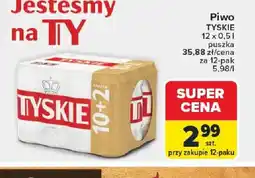 Carrefour Piwo TYSKIE oferta