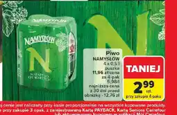 Carrefour Piwo Namysłów oferta