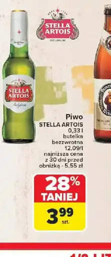 Carrefour Piwo Stella Artois oferta
