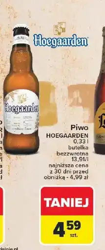 Carrefour Piwo Hoegaarden oferta