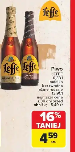 Carrefour Piwo Leffe oferta