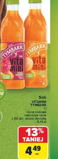 Carrefour Sok Vitamini Tymbark oferta
