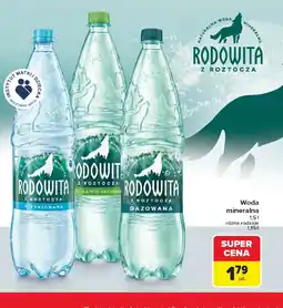 Carrefour Woda mineralna Rodowita z Roztocza oferta