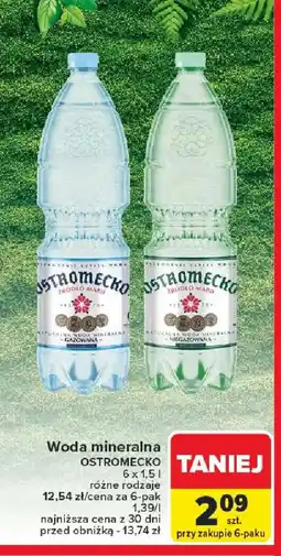 Carrefour Woda mineralna Ostromecko oferta