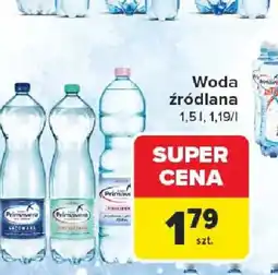 Carrefour Woda źródlana oferta