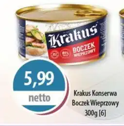 DUO-TES Krakus Konserwa Boczek Wieprzowy Animex oferta