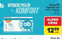 Carrefour Tampony higieniczne o.b. PRO COMFORT oferta