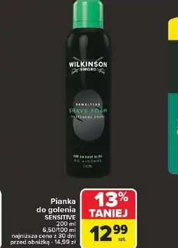 Carrefour Pianka do golenia Wilkinson Sword Shave Foam oferta