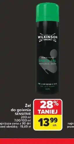 Carrefour Zel do golenia Wilkinson Sword oferta