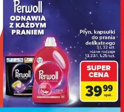 Carrefour Perwoll Płyn, kapsułki do prania delikatnego oferta