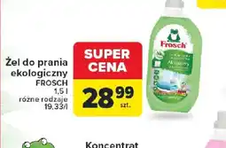 Carrefour Zel do prania ekologiczny FROSCH oferta
