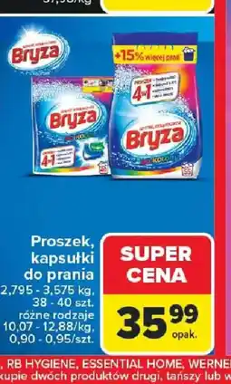 Carrefour Bryza Proszek, kapsułki do prania oferta