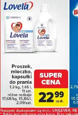 Carrefour Lovelä Proszek, mleczko, kapsułki do prania oferta