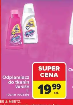 Carrefour Odplamiacz do tkanin VANISH oferta