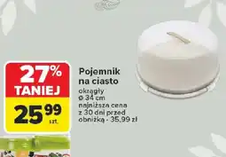 Carrefour Pojemnik na ciasto oferta