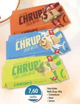 DUO-TES Cukry Nyskie Wafle Chrups Cukry nyskie oferta