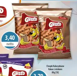 DUO-TES Chrupki Kukurydziane Kakao z mlekiem Gusto oferta