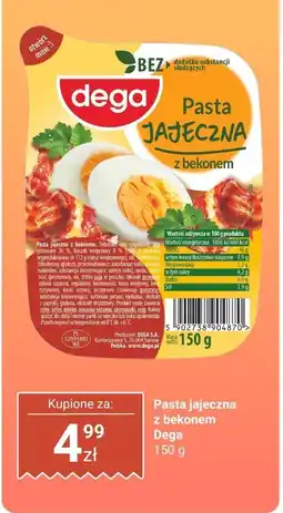 Dino Pasta jajeczna z bekonem Dega oferta