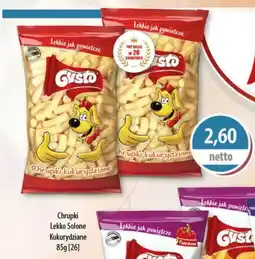 DUO-TES Chrupki lekko solone kukurydziane Gusto oferta