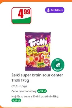 Dino Żelki super brain sour center Trolli oferta