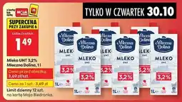 Biedronka Mleko UHT 3,2% Mleczna Dolina, 1l oferta
