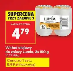 Biedronka Wkład olejowy do zniczy Lumia, 2x150 g oferta