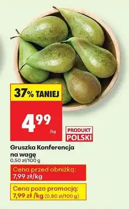 Biedronka Gruszka konferencja na wagę oferta