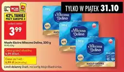 Biedronka Masło Ekstra Mleczna Dolina 200 g oferta