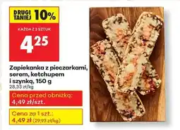 Biedronka Zapiekanka z pieczarkami , serem ketchupem i szynką , 150 g oferta