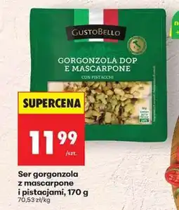 Biedronka Ser gorgonzola z mascarpone i pistacjami, 170 g oferta