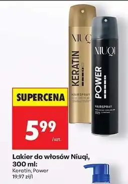 Biedronka Lakier do włosów Niuqi, 300 ml oferta