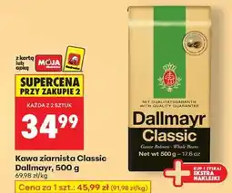 Biedronka Kawa ziarnista Classic Dallmayr, 500 g oferta