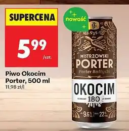 Biedronka Piwo Okocim Porter, 500 ml oferta