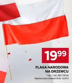 Stokrotka Market Flaga narodowa na drzewcu oferta