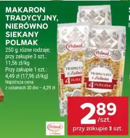 Stokrotka Market Makaron tradycyjny, nierówno siekany Polmak oferta
