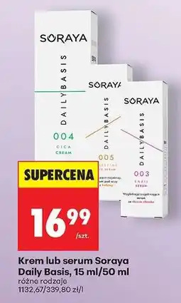 Biedronka Krem lub serum Soraya Daily Basis, 15 ml/50 ml oferta
