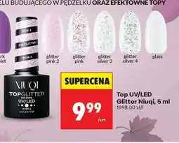 Biedronka Top UV/LED Glitter Niuqi, 5 ml oferta