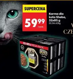 Biedronka Karma dla kota Sheba, 32x85 g oferta