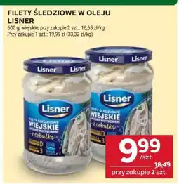 Stokrotka Market Filety śledziowe w oleju Lisner oferta