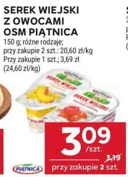 Stokrotka Market Serek wiejski z owocami OSM Piątnica oferta