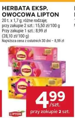 Stokrotka Market Herbata Eksp. Owocowa Lipton oferta