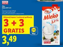 Lidl PILOS Mleko UHT 3,2% oferta
