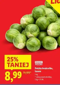 Lidl Polska brukselka, luzem oferta